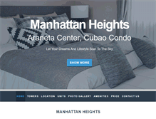 Tablet Screenshot of manhattanheightcubao.com